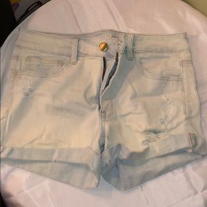 Denim Shorts- Light/Faded Blue